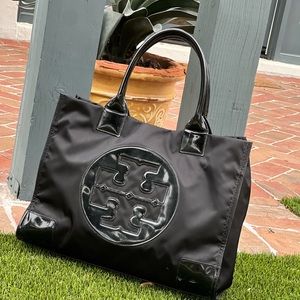 Tori Burch Ella patent tote